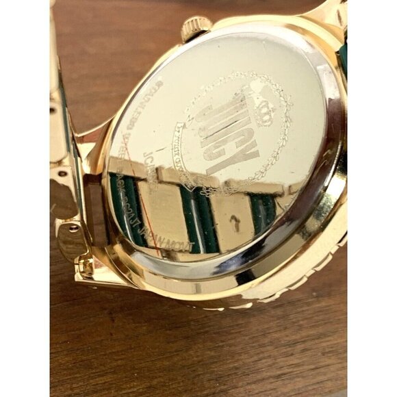 Juicy By Juicy Couture Women\'s Watch JC/5022 Quartz Green Gold Tone Stee… main image 7